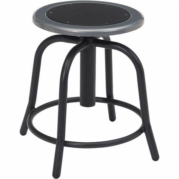NPS - Swivel & Adjustable Stools Type: Adjustable Height Swivel Stool Base Type: Steel - Exact Tool & Supply