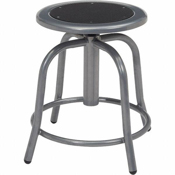 NPS - Swivel & Adjustable Stools Type: Adjustable Height Swivel Stool Base Type: Steel - Exact Tool & Supply