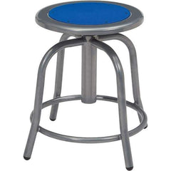 NPS - Swivel & Adjustable Stools Type: Adjustable Height Swivel Stool Base Type: Steel - Exact Tool & Supply