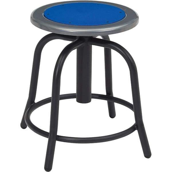 NPS - Swivel & Adjustable Stools Type: Adjustable Height Swivel Stool Base Type: Steel - Exact Tool & Supply