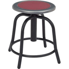 NPS - Swivel & Adjustable Stools Type: Adjustable Height Swivel Stool Base Type: Steel - Exact Tool & Supply