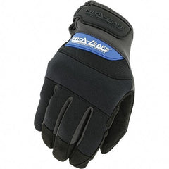 PRO-SAFE - Size S (8) Work Gloves - For General Purpose, Uncoated, Hook & Loop Cuff, Full Fingered, Black, Paired - Exact Tool & Supply