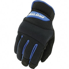 PRO-SAFE - Size XL (11) Work Gloves - For General Purpose, Uncoated, Slip-On Cuff, Full Fingered, Black, Paired - Exact Tool & Supply