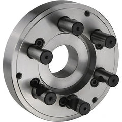 Hertel - Lathe Chuck Adapter Back Plates Nominal Chuck Size: 8 Spindle Nose Type: D Series - Exact Tool & Supply