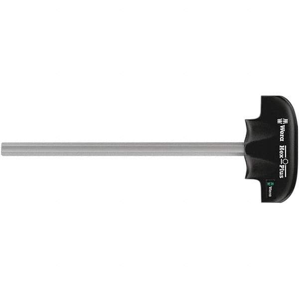 Wera - 6mm Standard Hex Driver - 350mm Blade Length, T Handle, 394mm OAL - Exact Tool & Supply