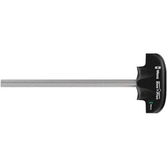 Wera - 7mm Standard Hex Driver - 200mm Blade Length, T Handle, 244mm OAL - Exact Tool & Supply
