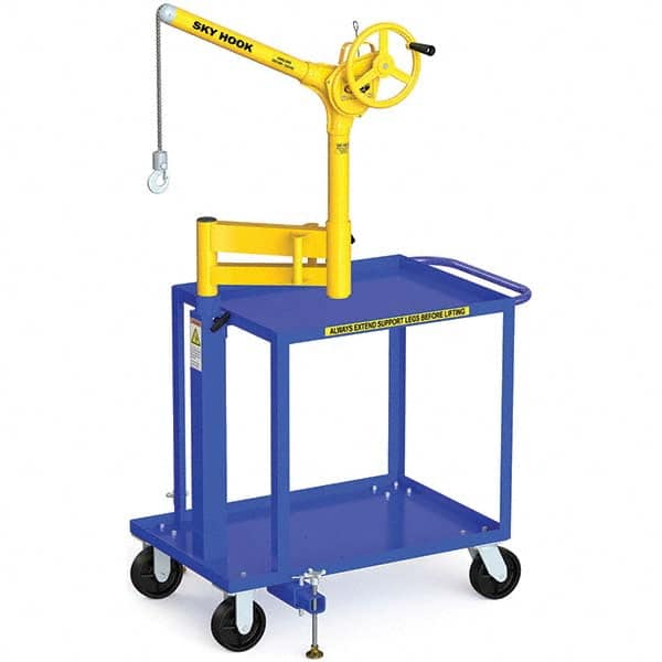 Sky Hook - 250 Lb Steel Lifting Hook Crane - Exact Tool & Supply