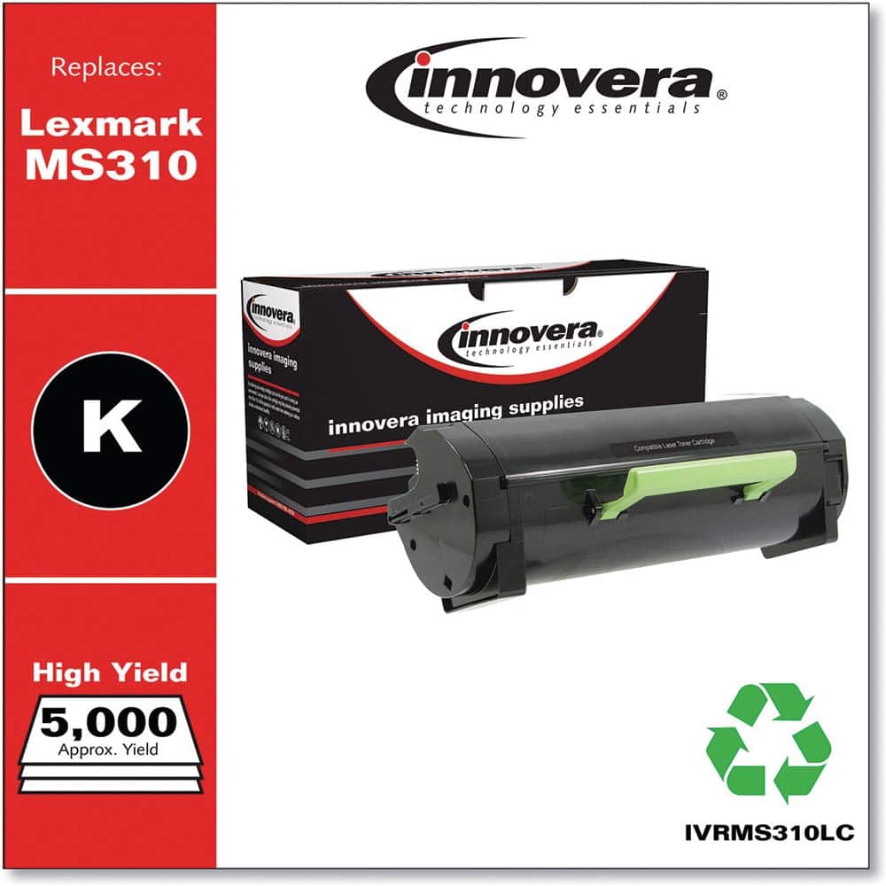 innovera - Office Machine Supplies & Accessories; For Use With: Lexmark? MS310D, MS310DN, MS312DN, MS315DN, MS410D, MS410DN, MS415DN, MS510DN, MS610DE, MS610DN, MS610DTE, MS610DTN, MX310DN, MX410DE, MX510DE, MX510DTE, MX511DE, MX511DHE, MX511DTE, MX610DE - Exact Tool & Supply