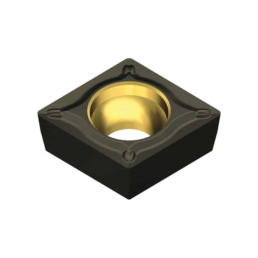 CCMT21.52EGU-AC4015K Carbide Turning Insert Al2O3/TiCN Finish, 6.4mm Long, 1/4″ Inscribed Circle, 0.0315″ Corner Radius, 0.0937″ Thick, 80° Included Angle, Series AC4000K