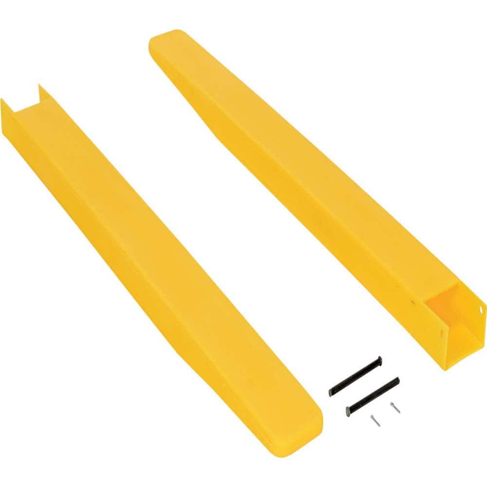 Vestil - Forklift Attachments; Type: Fork Blade Protectors ; Fork Width (Inch): 6-15/16 ; Width (Inch): 6-15/16 ; Overall Height (Inch): 2-3/8 ; Length (Inch): 50-7/8 - Exact Tool & Supply