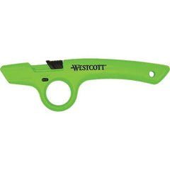 Westcott - Utility Knives, Snap Blades & Box Cutters Type: Safety Cutter Blade Type: Retractable - Exact Tool & Supply