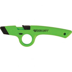 Westcott - Utility Knives, Snap Blades & Box Cutters Type: Safety Cutter Blade Type: Retractable - Exact Tool & Supply
