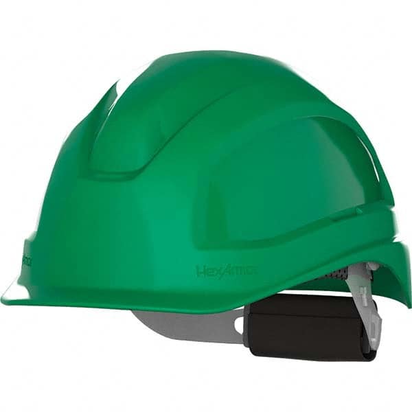 HexArmor - ANSI Type I Class E 6-Point Ratchet Short Brim Hard Hat - Exact Tool & Supply
