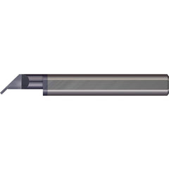 Micro 100 - Grooving Tools; Grooving Tool Type: Undercut ; Material: Solid Carbide ; Shank Diameter (Decimal Inch): 0.3125 ; Shank Diameter (Inch): 5/16 ; Groove Width (Decimal Inch): 0.0620 ; Projection (Decimal Inch): 0.0830 - Exact Tool & Supply