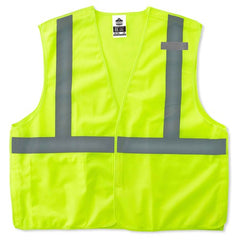 8215BA 4/5 XL Lime Breakaway Mesh Vest Type R Class 2 Economy - Exact Tool & Supply