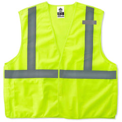 8215BA XS Lime Econ Breakaway Mesh Vest Type R Class 2 - Exact Tool & Supply