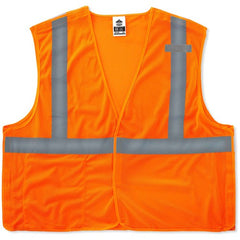 8215BA 4/5 XL Orange Breakaway Mesh Vest Type R Class 2 Economy - Exact Tool & Supply