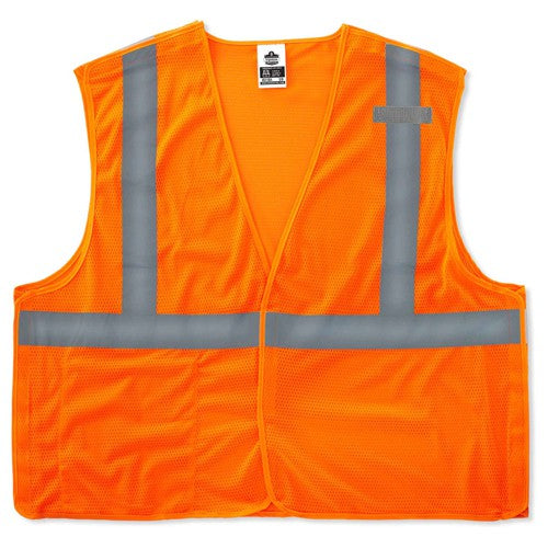 8215BA XS Orange Breakaway Mesh Vest Type R Class 2 Economy - Exact Tool & Supply