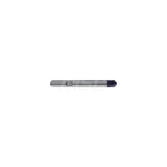 Chamfer Mill: 8 mm Dia, 6 Flutes, Solid Carbide, Corner Chamfer End 63 mm OAL, 8 mm Shank Dia, TiAlN Coated