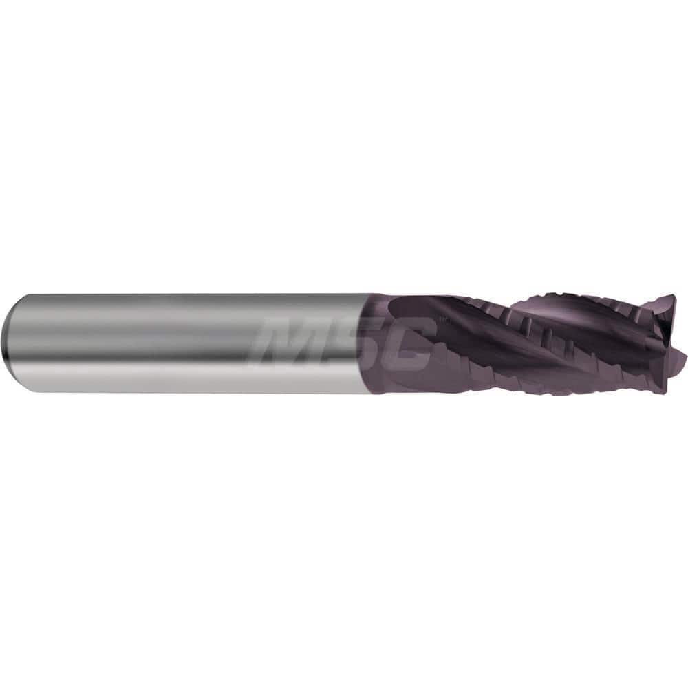 Guhring Roughing End Mill for Tough Materials 10.00mm Diameter 10.0mm Shank 22.00mm Length of Cut 72mm Overall