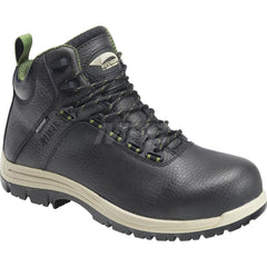 Work Boot: Size 7, 6″ High, Leather, Composite Toe Wide Width, Non-Slip Sole