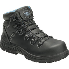 Work Boot: 6″ High, Leather, Composite Toe Medium Width, Non-Slip Sole