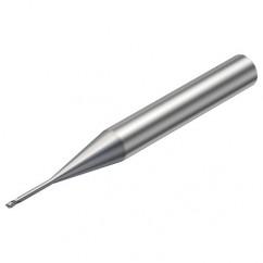 R216.32-00530-AI05G 1620 0.5mm 2 FL Solid Carbide End Mill - Corner Radius w/Cylindrical Shank - Exact Tool & Supply