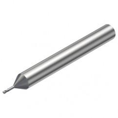 R216.32-00830-AJ08G 1620 0.8mm 2 FL Solid Carbide End Mill - Corner Radius w/Cylindrical Shank - Exact Tool & Supply