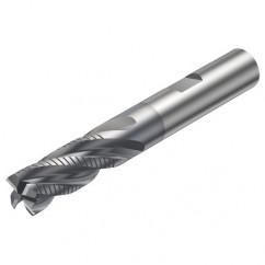 R216.34-18030-BC32B 1620 18mm 4 FL Solid Carbide End Mill - Corner Radius w/Weldon Shank - Exact Tool & Supply