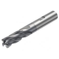 R216.34-08030-BC19B 1620 8mm 4 FL Solid Carbide End Mill - Corner chamfer w/Weldon Shank - Exact Tool & Supply