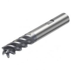 R216.34-10050-BC22P 1630 10mm 4 FL Solid Carbide End Mill - Corner Radius w/Weldon Shank - Exact Tool & Supply