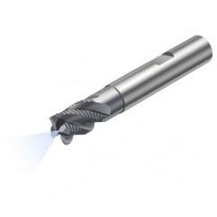 R215.34C10040-DS11K 1640 10mm 4 FL Solid Carbide End Mill - Corner Radius w/Cylindrical - Neck Shank - Exact Tool & Supply