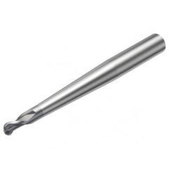 R216.42-06030-AP06G 1620 6mm 2 FL Solid Carbide Ball Nose End Mill w/Cylindrical Shank - Exact Tool & Supply