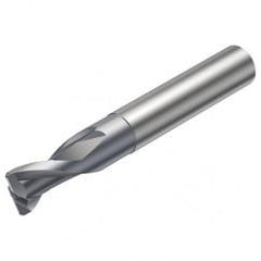 R216.22-04030BAI04G 1610 4mm 2 FL Solid Carbide End Mill - Corner Radius w/Cylindrical Shank - Exact Tool & Supply