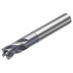 R216.24-10030DAI10G 1610 10mm 4 FL Solid Carbide End Mill - Corner Radius w/Cylindrical Shank - Exact Tool & Supply