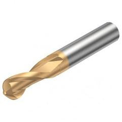 R216.42-05030-AC07G 1700 5mm 2 FL Solid Carbide ball nose endmill w/Cylindrical Shank - Exact Tool & Supply
