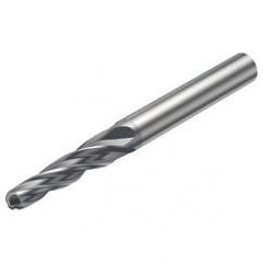 R216.54-08040RAL40G 1620 8mm 4 FL Solid Carbide Conical Ball Nose End Mill w/Cylindrical Shank - Exact Tool & Supply