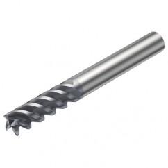 RA216.24-4050BAK20P 1630 15.875mm 4 FL Solid Carbide End Mill - Corner Radius w/Cylindrical Shank - Exact Tool & Supply