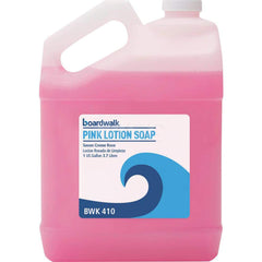 Soap: 1 gal Bottle Liquid, Pink, Floral-Lavender Scent