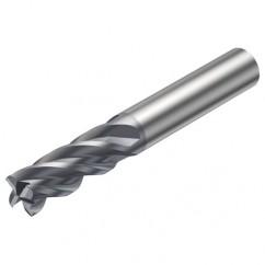 1P240-0400-XA 1630 4mm FL Straight Center Cut w/Cylindrical Shank - Exact Tool & Supply