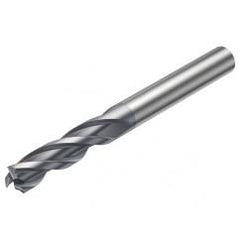 1P260-0400-XA 1620 4mm FL Straight Center Cut w/Cylindrical Shank - Exact Tool & Supply