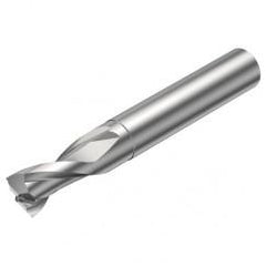 2P121-0600-NC H10F 6mm FL Straight Center Cut w/Cylindrical with Neck Shank - Exact Tool & Supply
