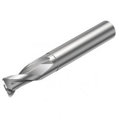 2S220-1600-200-NC H10F 16mm FL Straight Corner Radius Center Cut w/Cylindrical with Neck Shank - Exact Tool & Supply