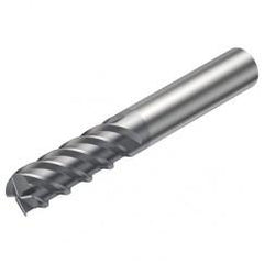 R215.H4-06050BAC03P 1620 6mm 4 FL Solid Carbide high feed End Mill w/Cylindrical Shank - Exact Tool & Supply