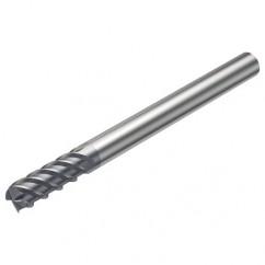 R215.H4-10050DAK03P 1620 10mm 4 FL Solid Carbide high feed End Mill w/Cylindrical Shank - Exact Tool & Supply