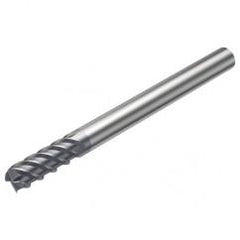 R215.H4-08050CAK02P 1620 8mm 4 FL Solid Carbide high feed End Mill w/Cylindrical Shank - Exact Tool & Supply