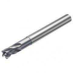 R216.22-03030AAJ03G 1610 3mm 2 FL Solid Carbide End Mill - Corner Radius w/Cylindrical Shank - Exact Tool & Supply