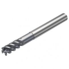 R216.24-10050DCK22P 1620 10mm 4 FL Solid Carbide End Mill - Corner Radius w/Cylindrical - Neck Shank - Exact Tool & Supply