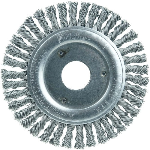 4 1/2″ × 7/8″-0.020″ Wire Size - Roughneck Stringer Bead Weld Cleaning Brush - Exact Tool & Supply