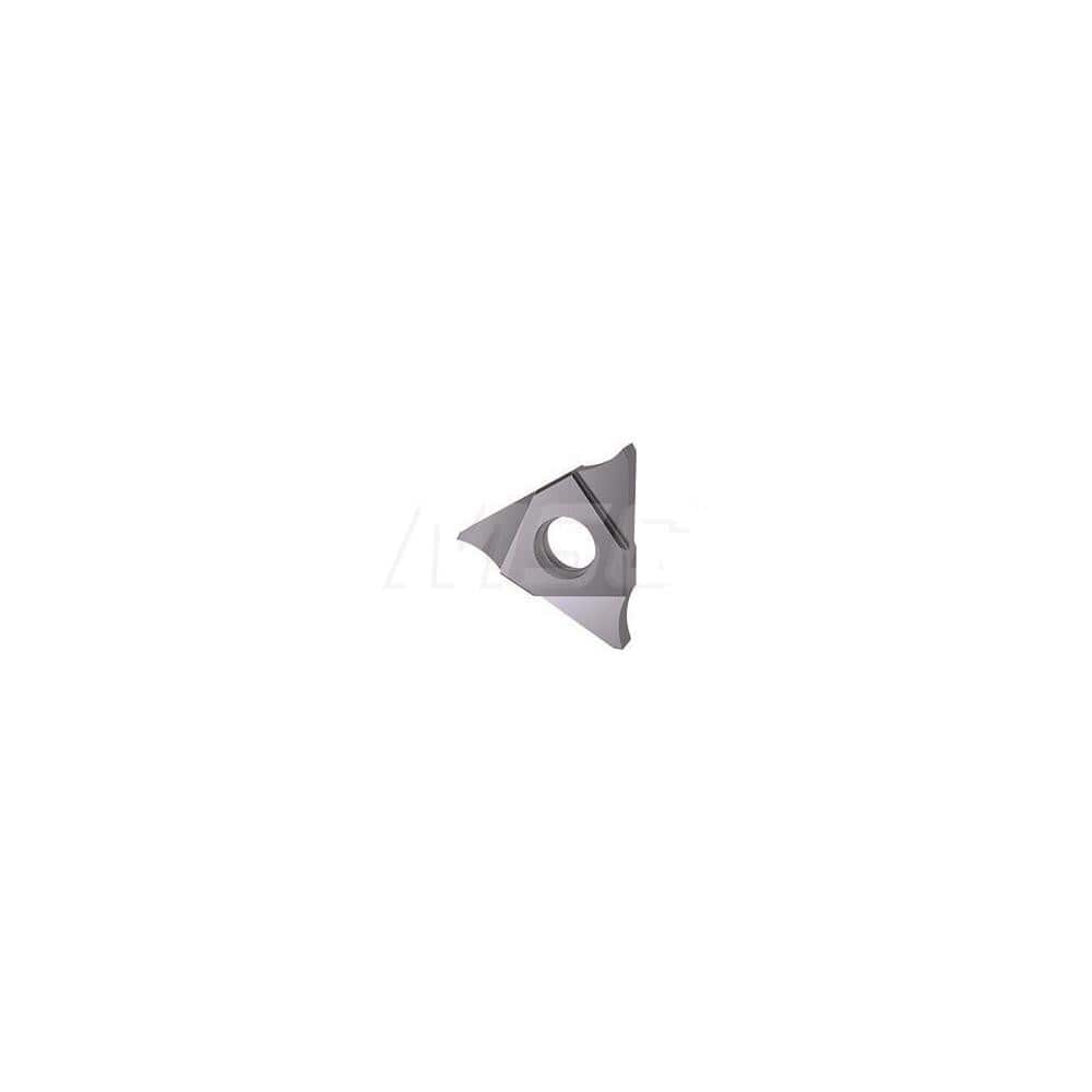 Grooving Insert: BA, Solid Carbide TiCN Finish, Neutral, 3 mm Cutting Width, 5 mm Max Depth, Series 25606